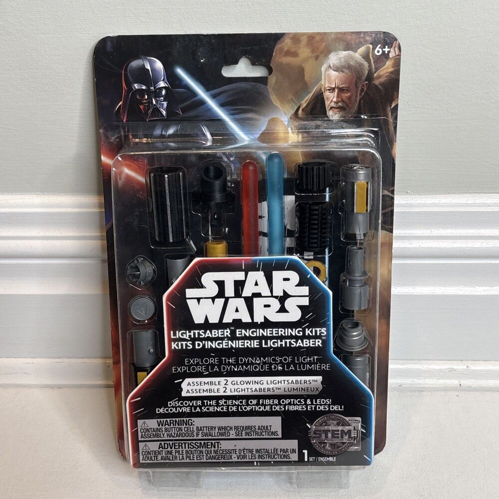 NIB Star Wars Lightsaber Engineering Kit by Disney-Dual Lightsabers With Poster!